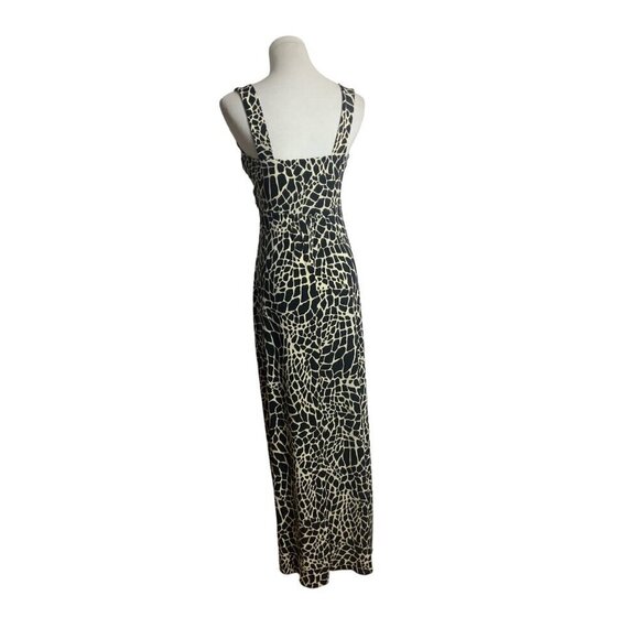 Enfocus Studio Animal Print Long Dress. Size 4 - Picture 3 of 3